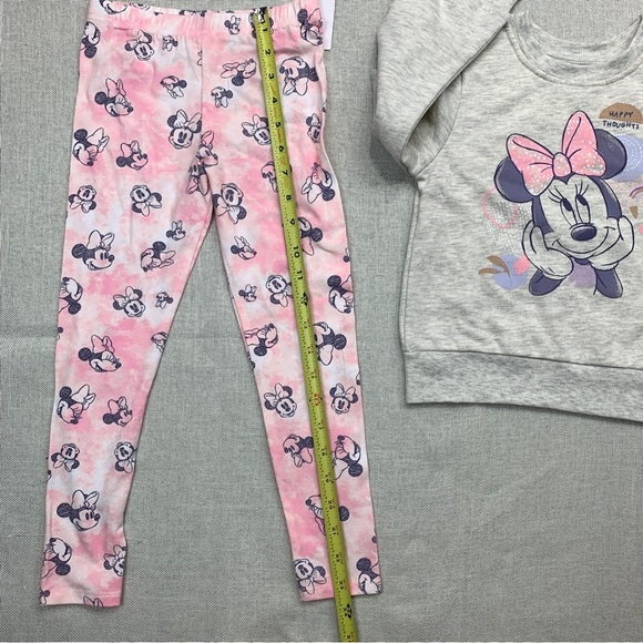 Disney Little Girls Sweatshirt and Legging Set Size 5 - Picture 4 of 9